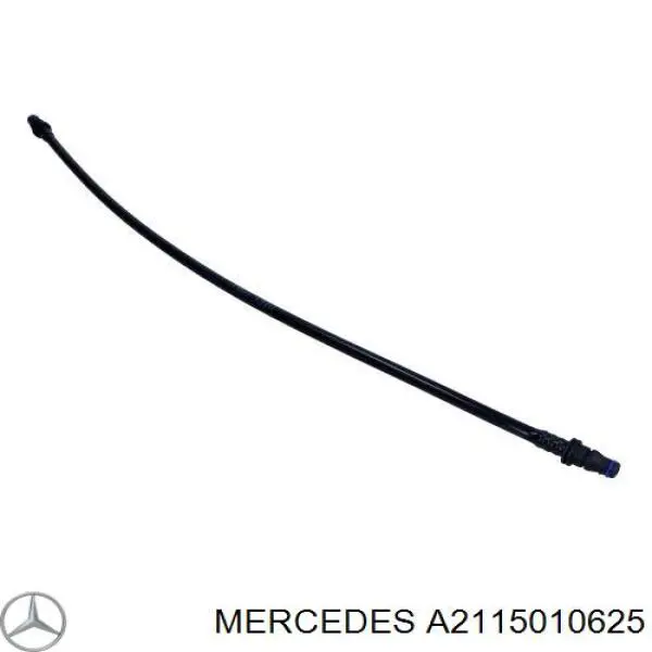 A2115010625 Mercedes tubería de radiador, tuberia flexible calefacción, superior
