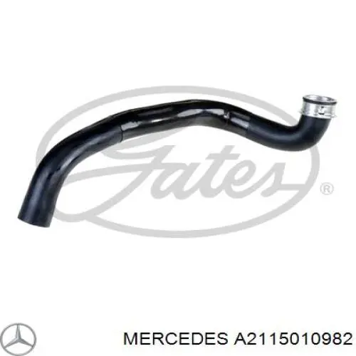 A2115010982 Mercedes tubería de radiador arriba