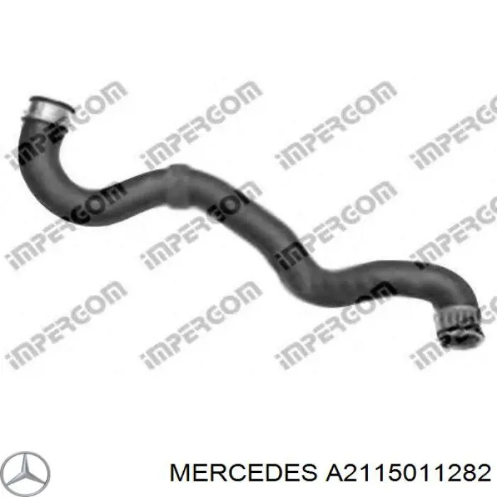 2115011282 Mercedes manguera refrigerante para radiador inferiora