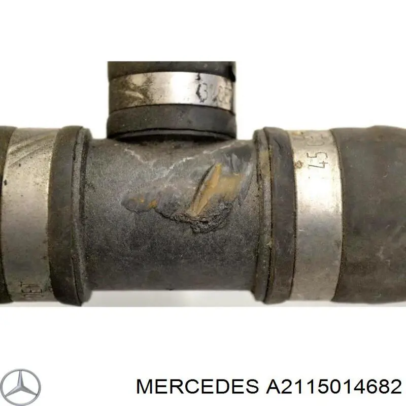 2115014682 Mercedes manguera refrigerante para radiador inferiora
