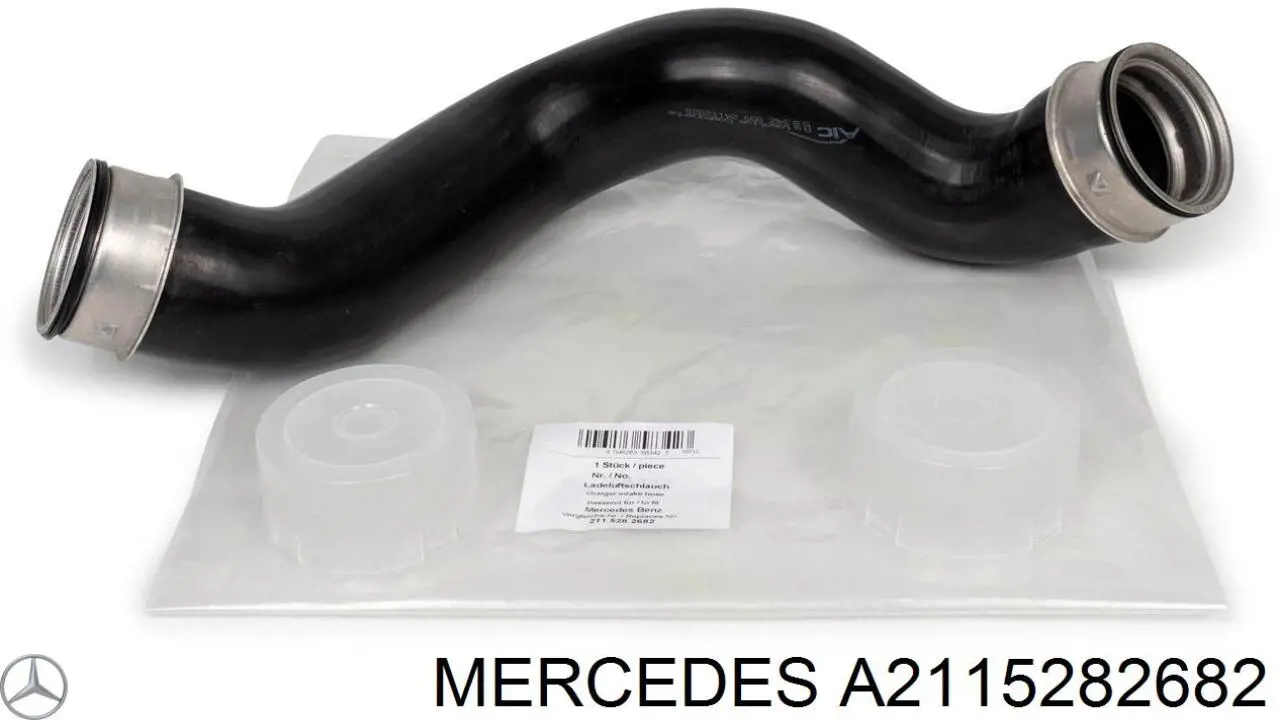 A2115282682 Mercedes tubo flexible de aire de sobrealimentación derecho