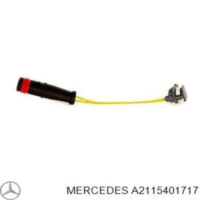 A2115401717 Mercedes contacto de aviso, desgaste de los frenos, trasero