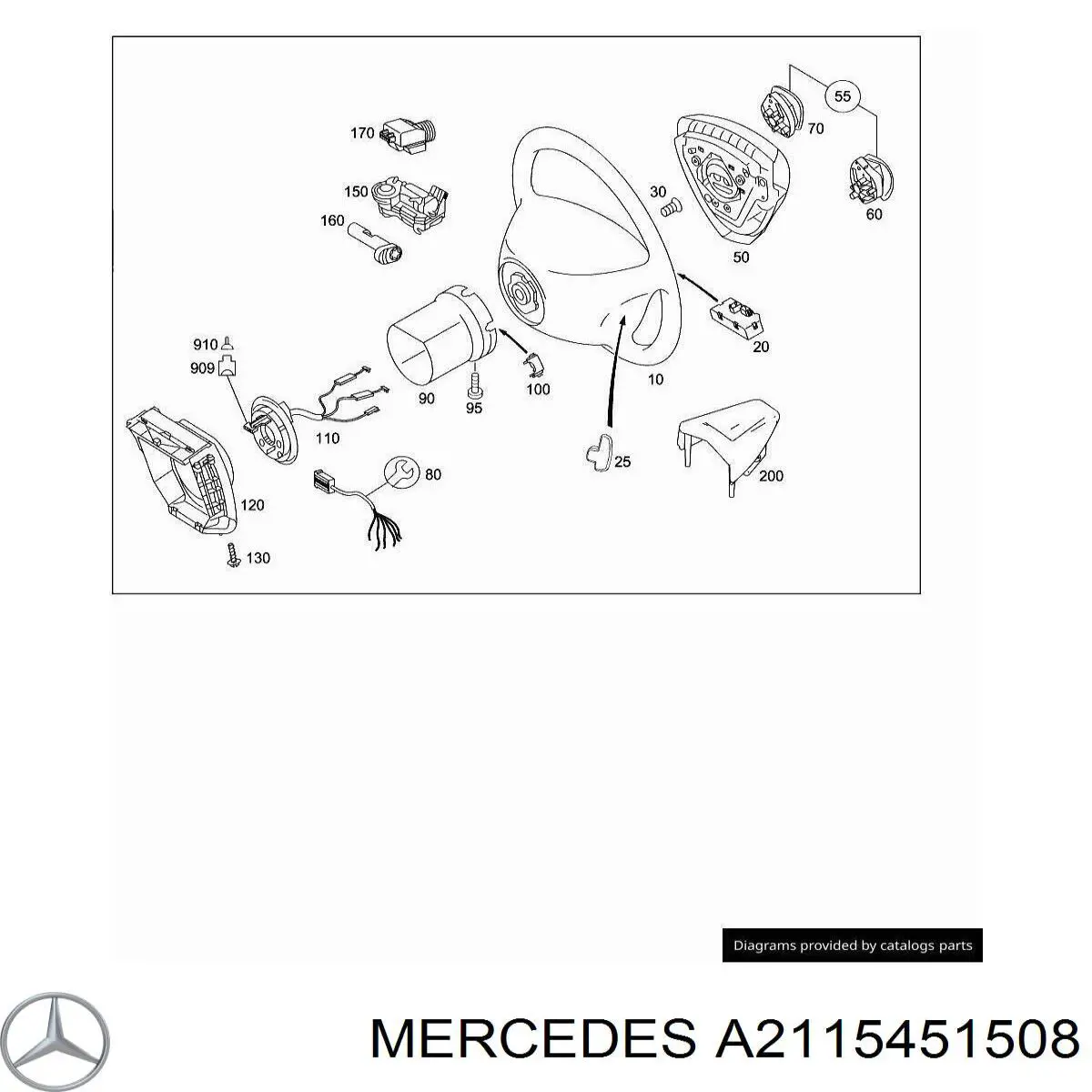 Comprar A2115451508 Mercedes Bombín de arranque