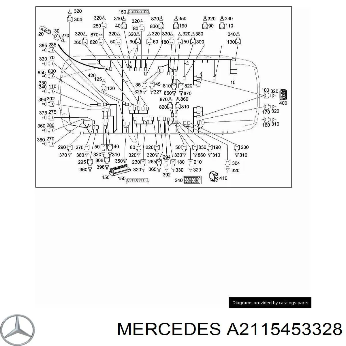  Mercedes A2115453328 precio, desde 12,28 EUR