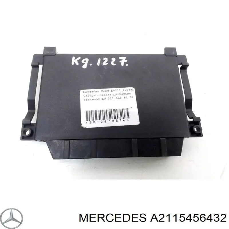 Módulo de control del asistente de aparcamiento Mercedes A2115456432 precio, desde 62,44 EUR