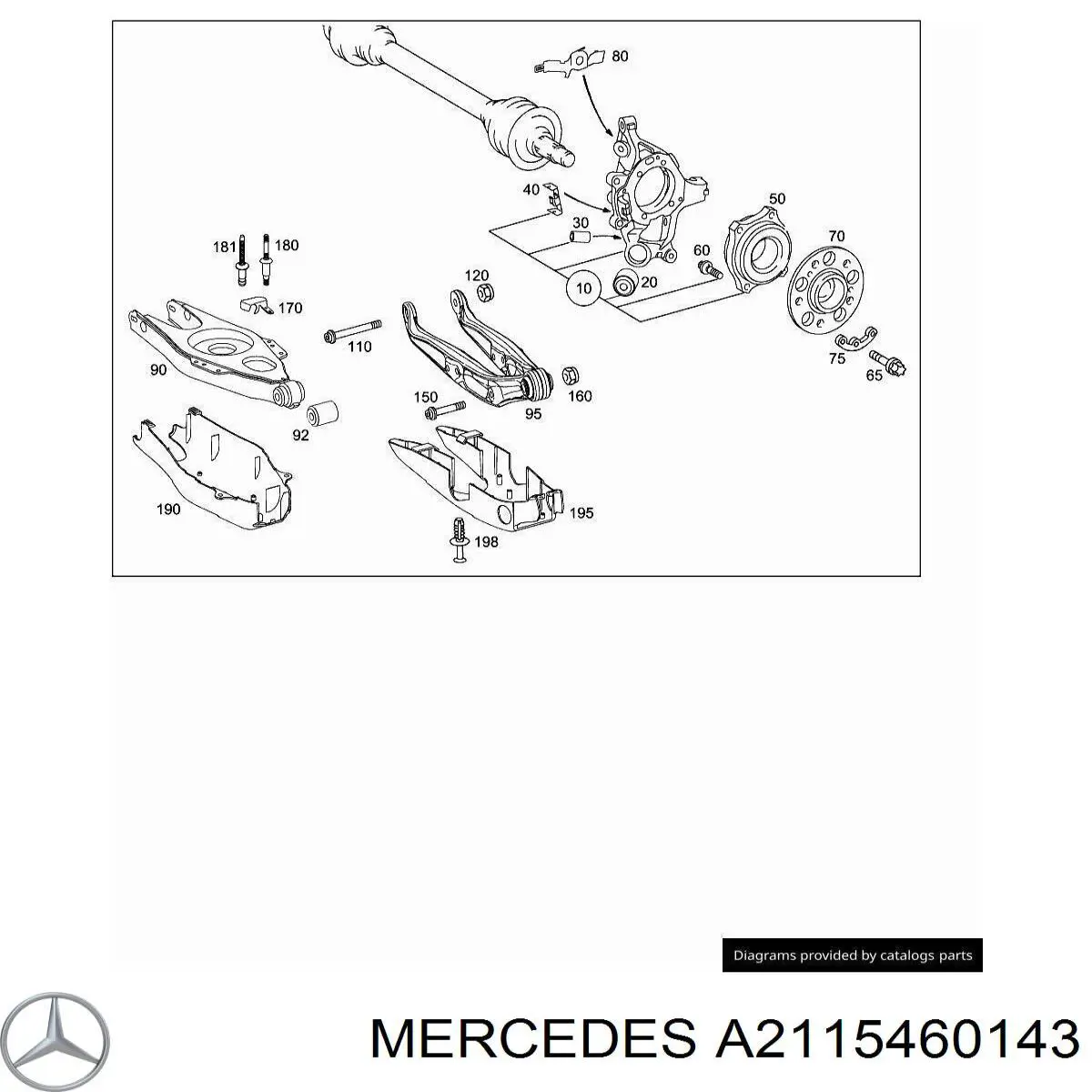 A2115460143 Mercedes 