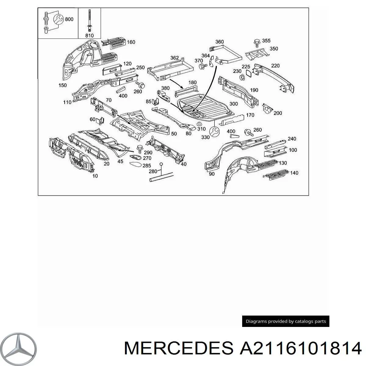 A2116101814 Mercedes