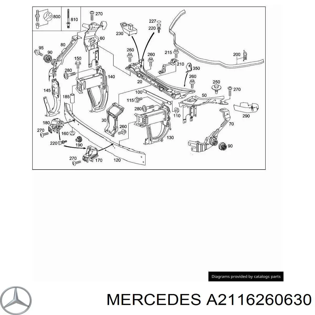 A2116260630 Mercedes 