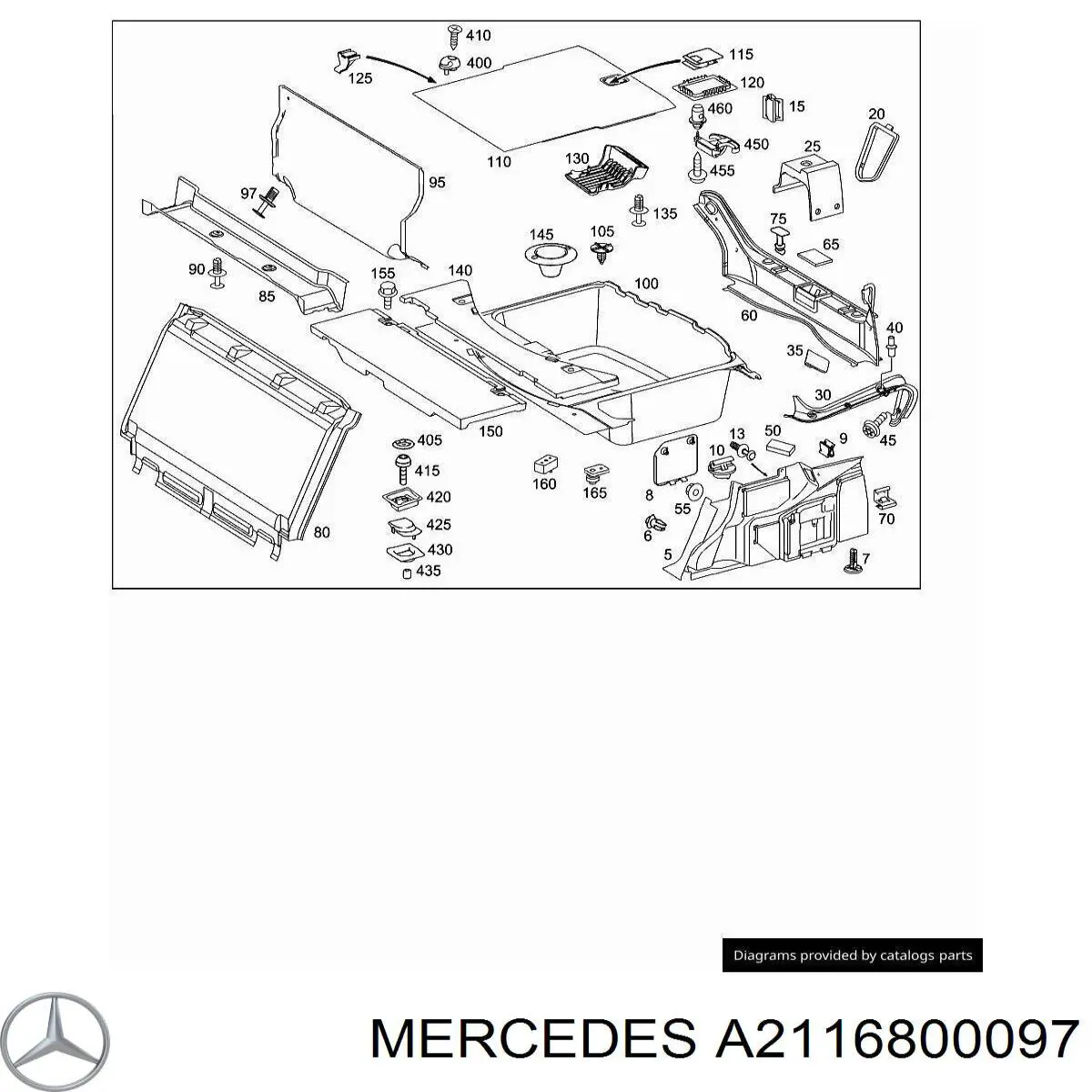 A2116800097 Mercedes