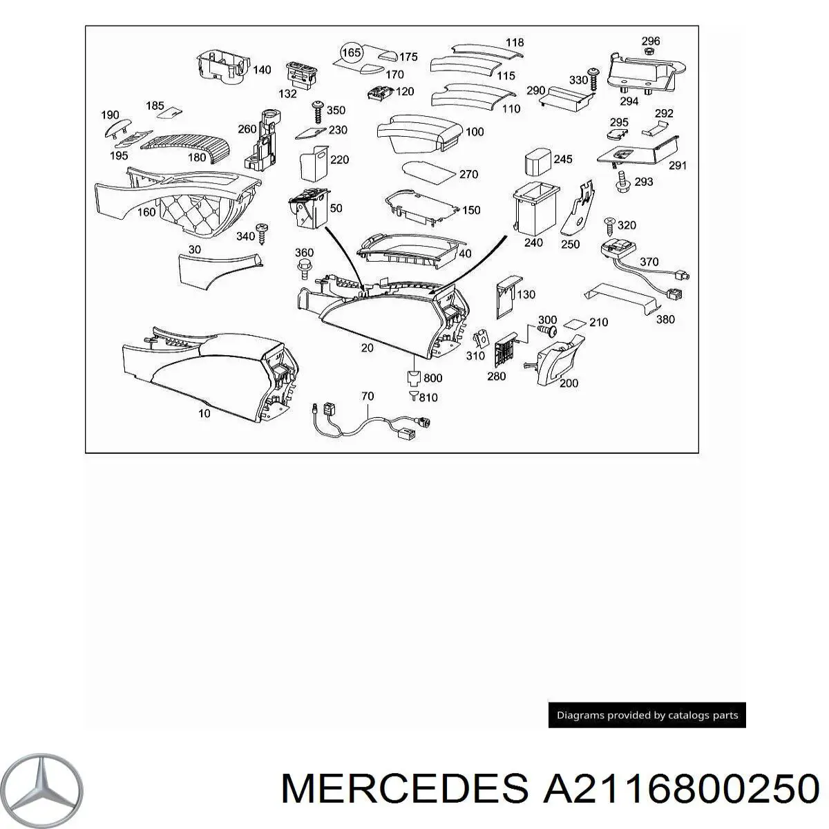 A2116800250 Mercedes