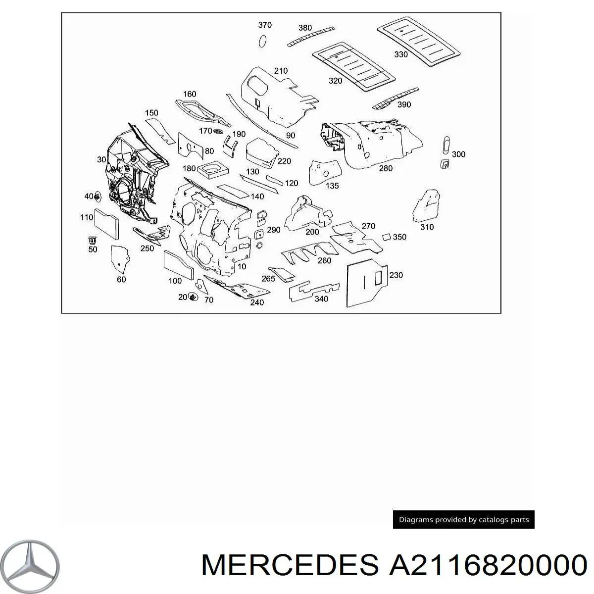  Mercedes A2116820000 precio, desde 34,00 EUR