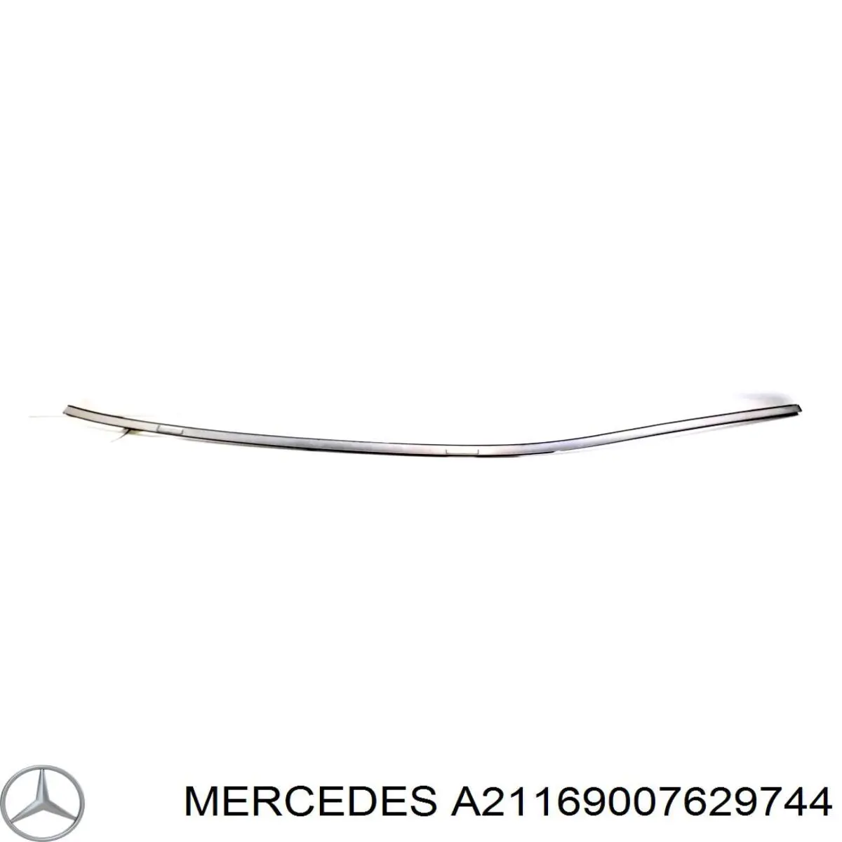 A21169007625359 Mercedes Moldura de techo izquierda