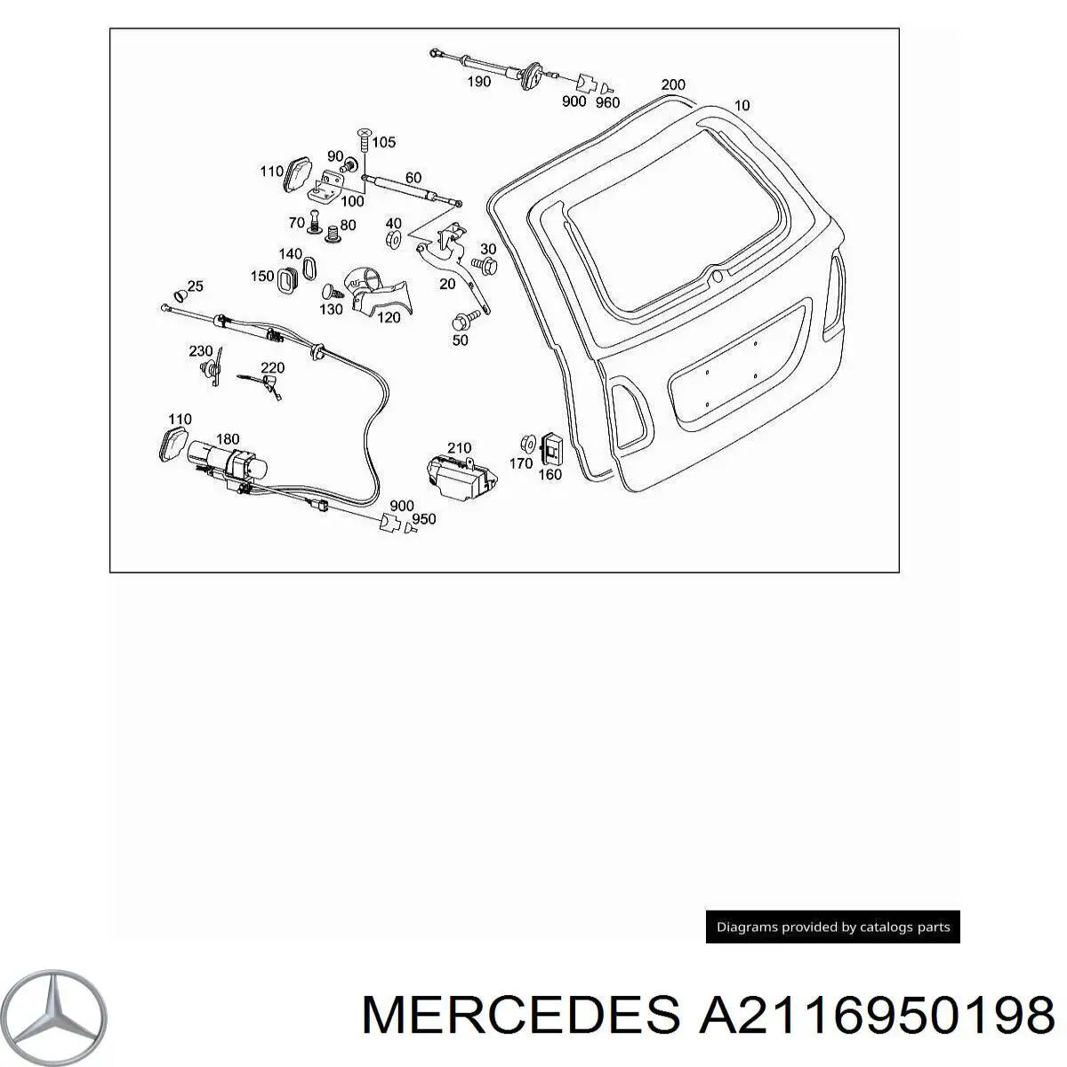 A2116950198 Mercedes 