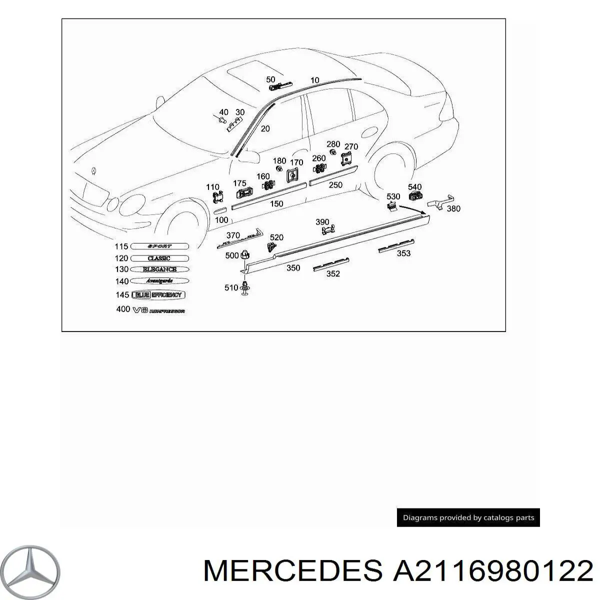 A2116980122 Mercedes