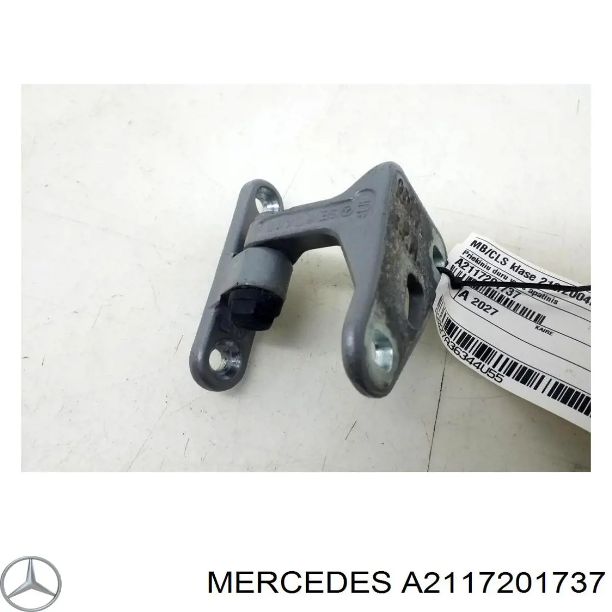 Bisagra de puerta delantera izquierda A2117201737 Mercedes