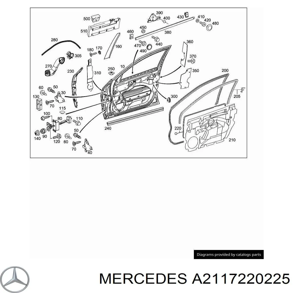 A2117220225 Mercedes 