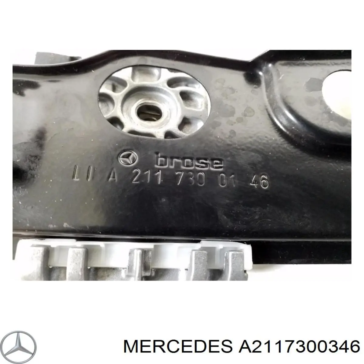 A2117300346 Mercedes mecanismo de elevalunas, puerta trasera izquierda