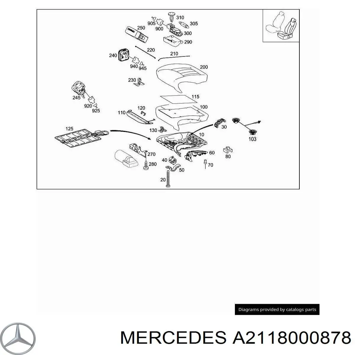 A2118000878 Mercedes