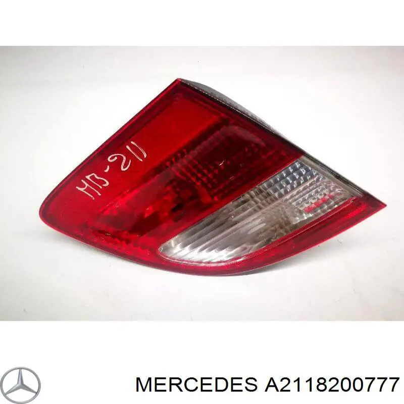 Placa de contacto de luz trasera A211820077764 Mercedes