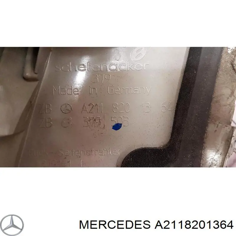 A2118201364 Mercedes piloto trasero interior izquierdo