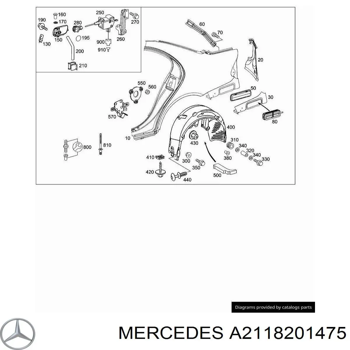 A2118201475 Mercedes