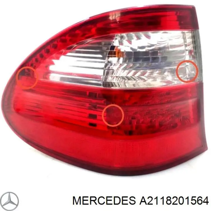 Comprar A2118201564 Mercedes Piloto trasero exterior izquierdo