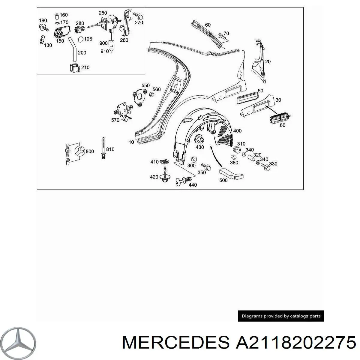 A2118202275 Mercedes