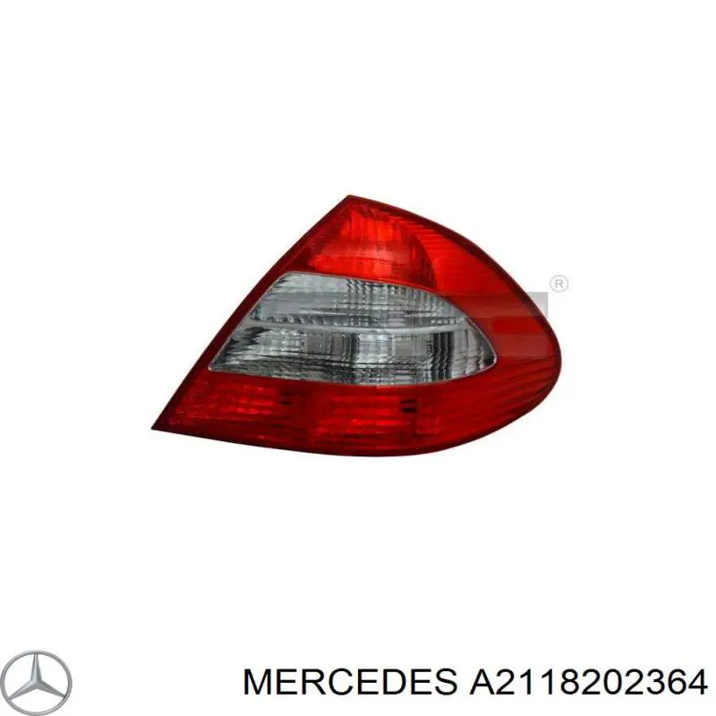 A2118202364 Mercedes piloto posterior exterior izquierdo