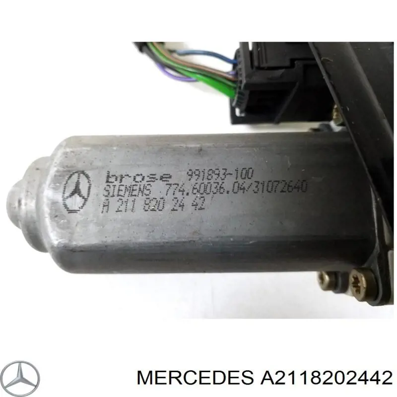 Comprar A2118202442 Mercedes Motor del elevalunas de la puerta trasera derecha