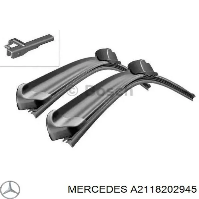 A2118201445 Mercedes Escobillas Limpiaparabrisas delanteras