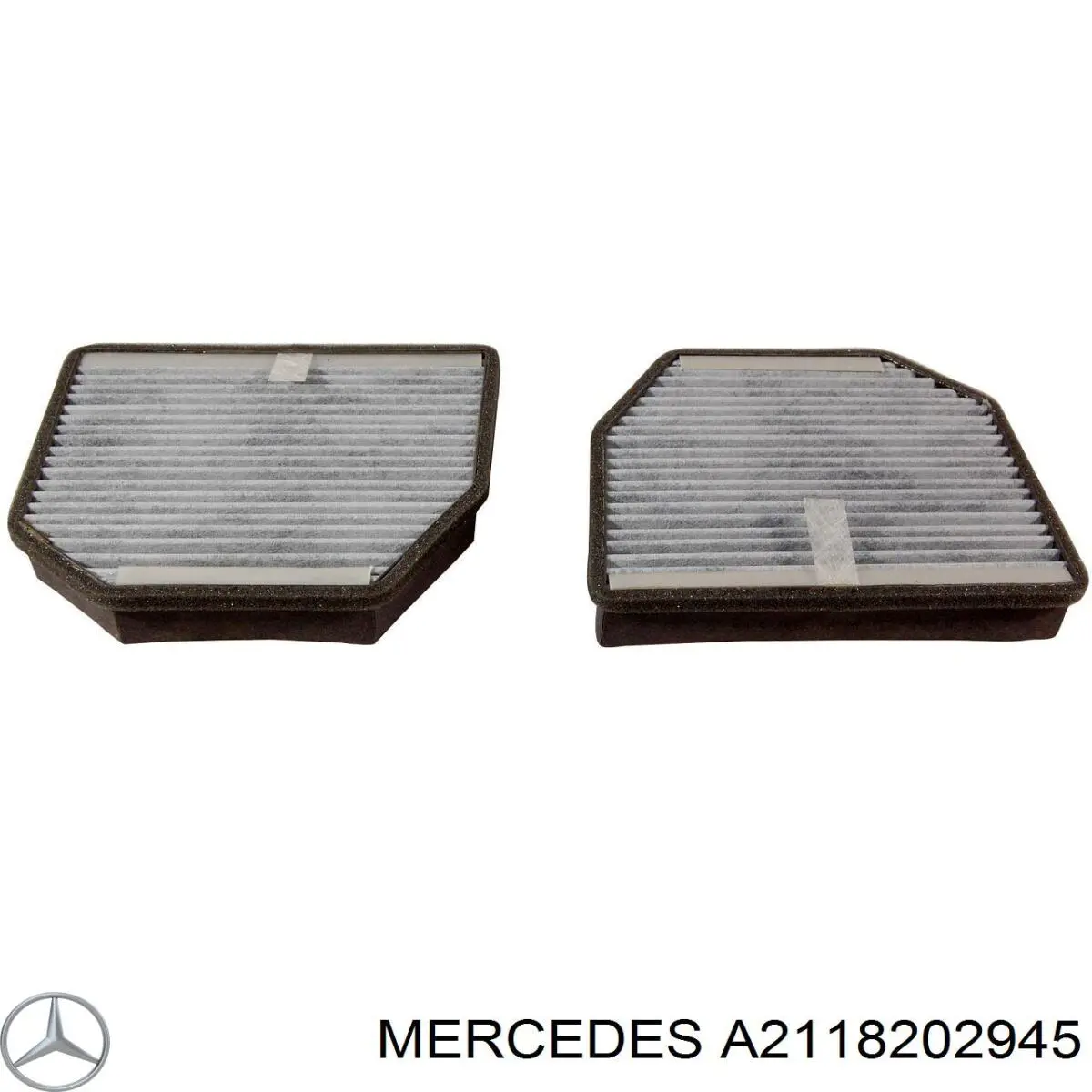 Comprar A2118201445 Mercedes Juego de escobillas de luna delantera, 2 piezas