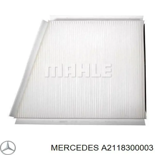 A2118300003 Mercedes marco de filtro de habitáculo