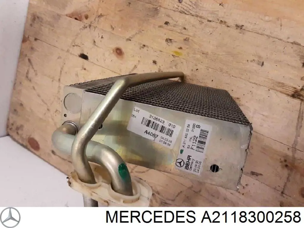 Evaporador, aire acondicionado MERCEDES A2118300258