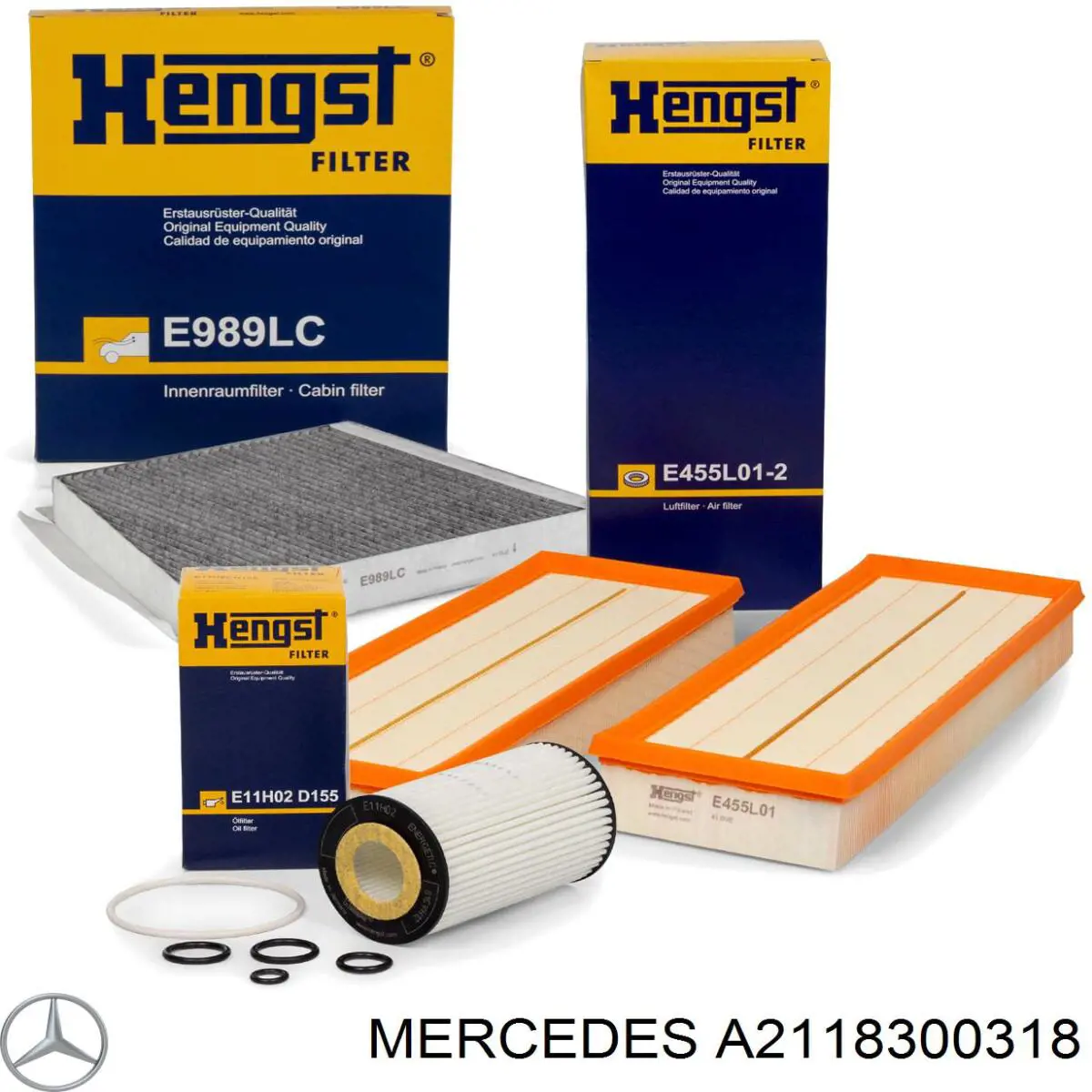 A2118300318 Mercedes filtro habitáculo