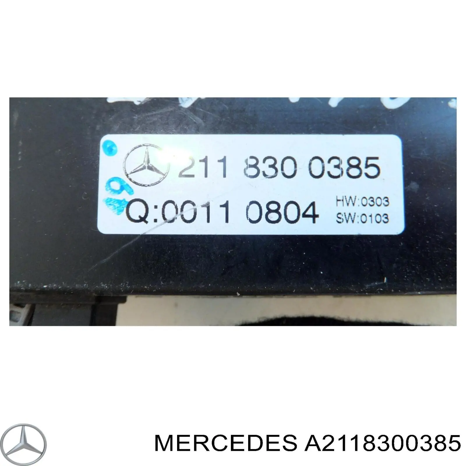 A2118300385 Mercedes Unidad de control de la ventilación