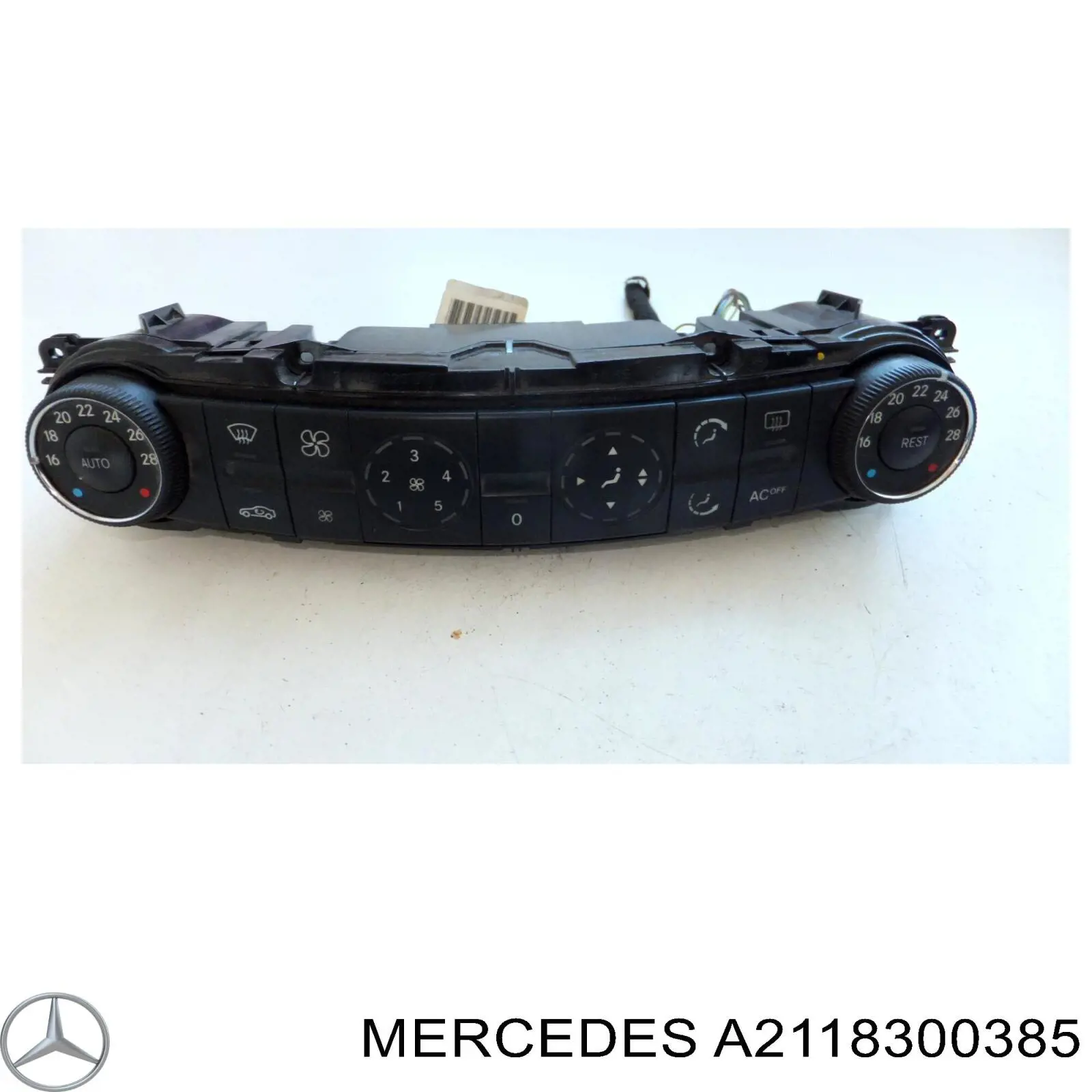 A2118300385 Mercedes unidad de control, calefacción/ventilacion