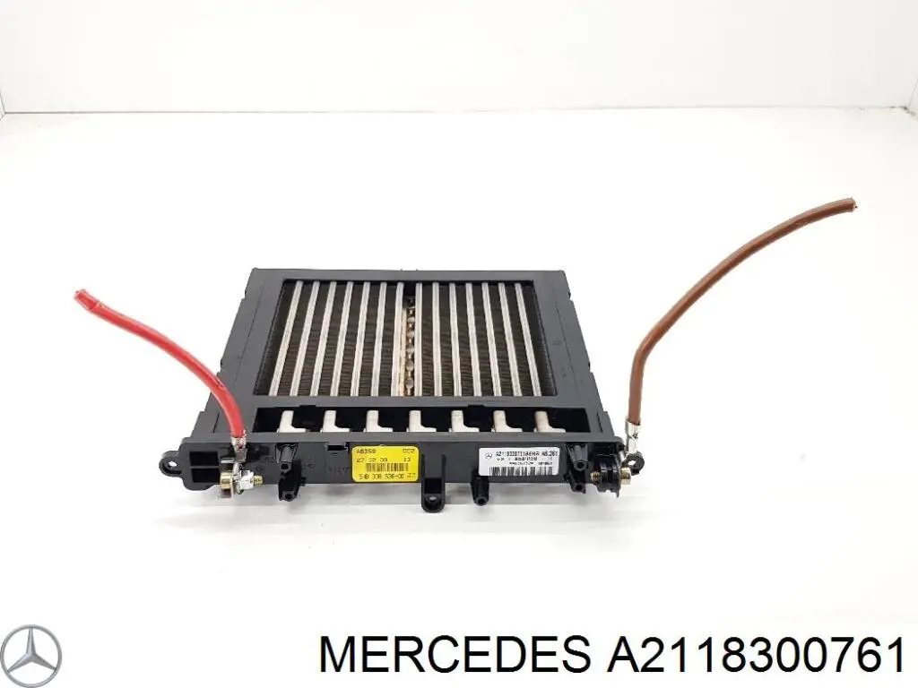 Calentador eléctrico de aire para el sistema de calefacción del habitáculo A2118300761 Mercedes