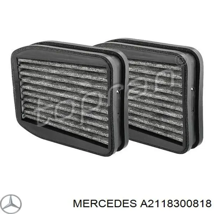A2118300818 Mercedes filtro habitáculo