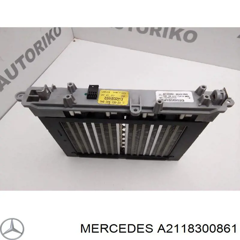 Calentador eléctrico de aire para el sistema de calefacción del habitáculo Mercedes A2118300861 precio, desde 91,48 EUR
