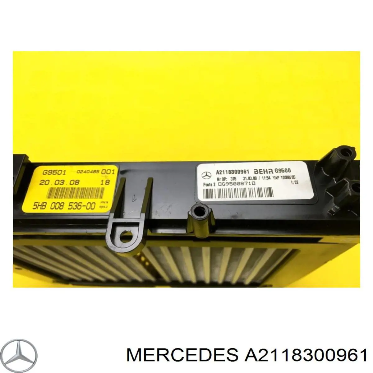 2118300961 Mercedes calentador electro refrigerante