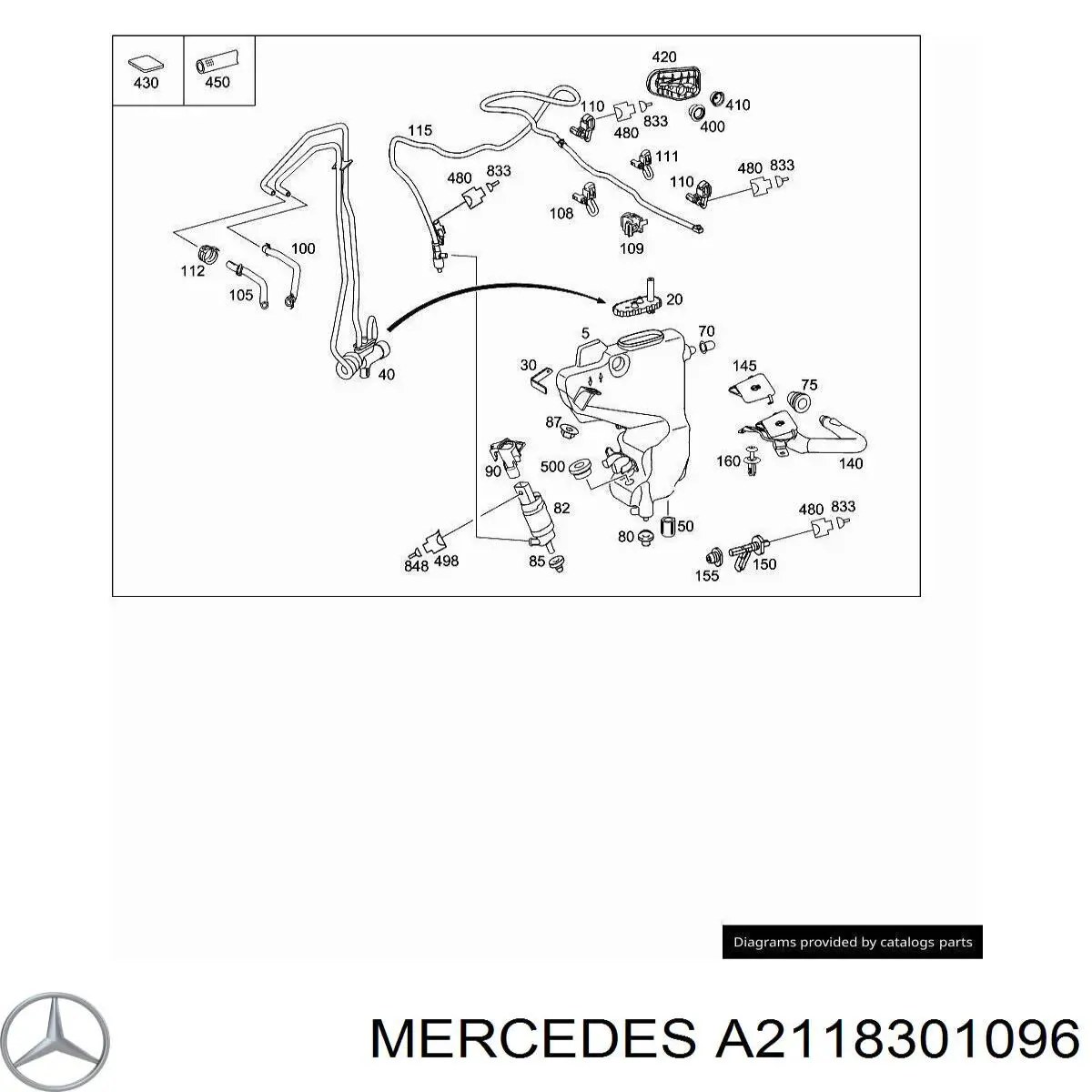 A2118301096 Mercedes 