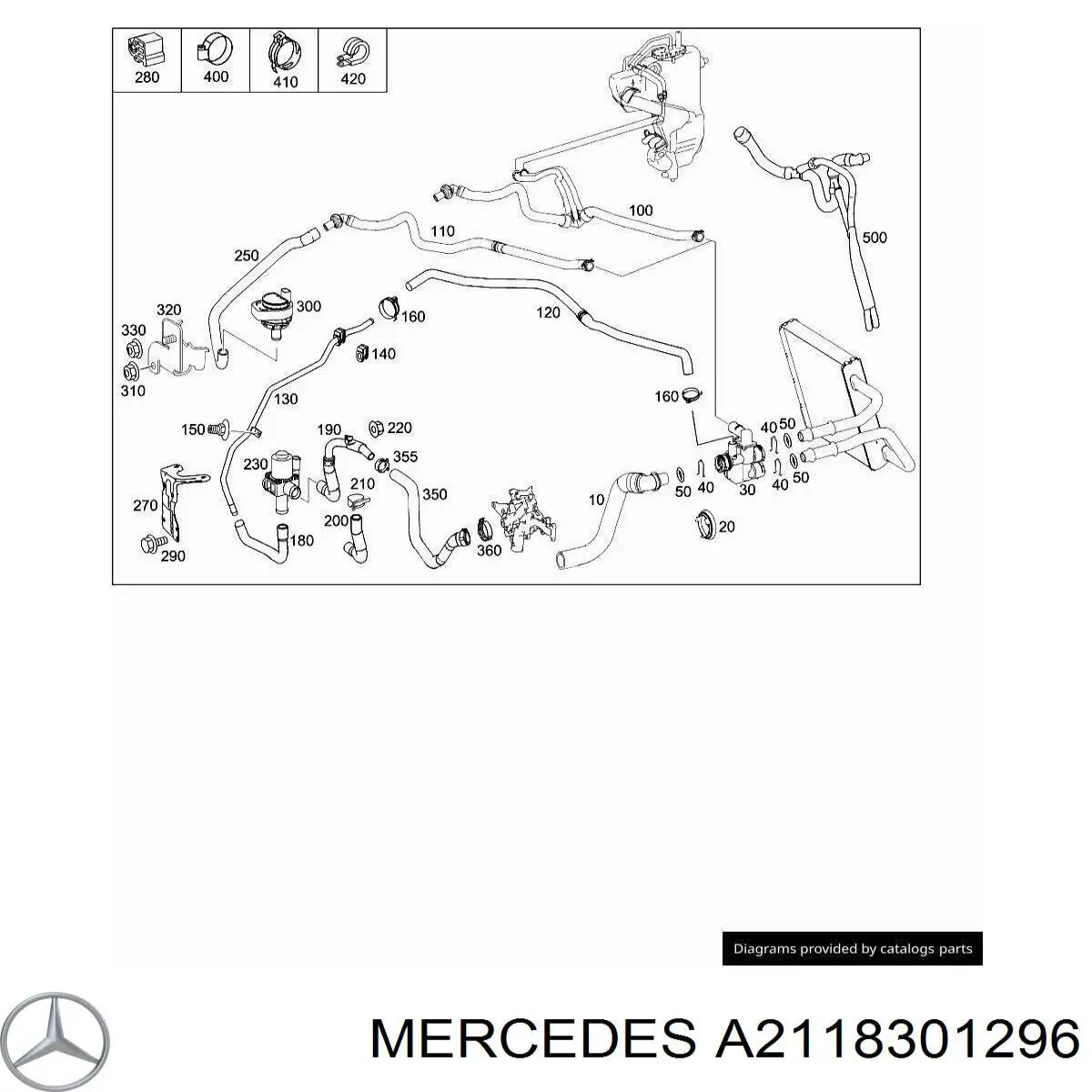 A2118301296 Mercedes 