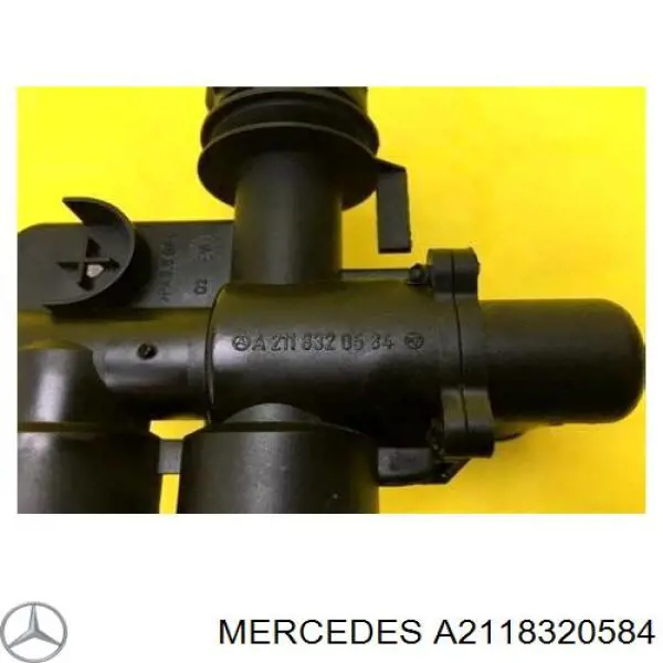 A2118320584 Mercedes grifo de estufa (calentador)