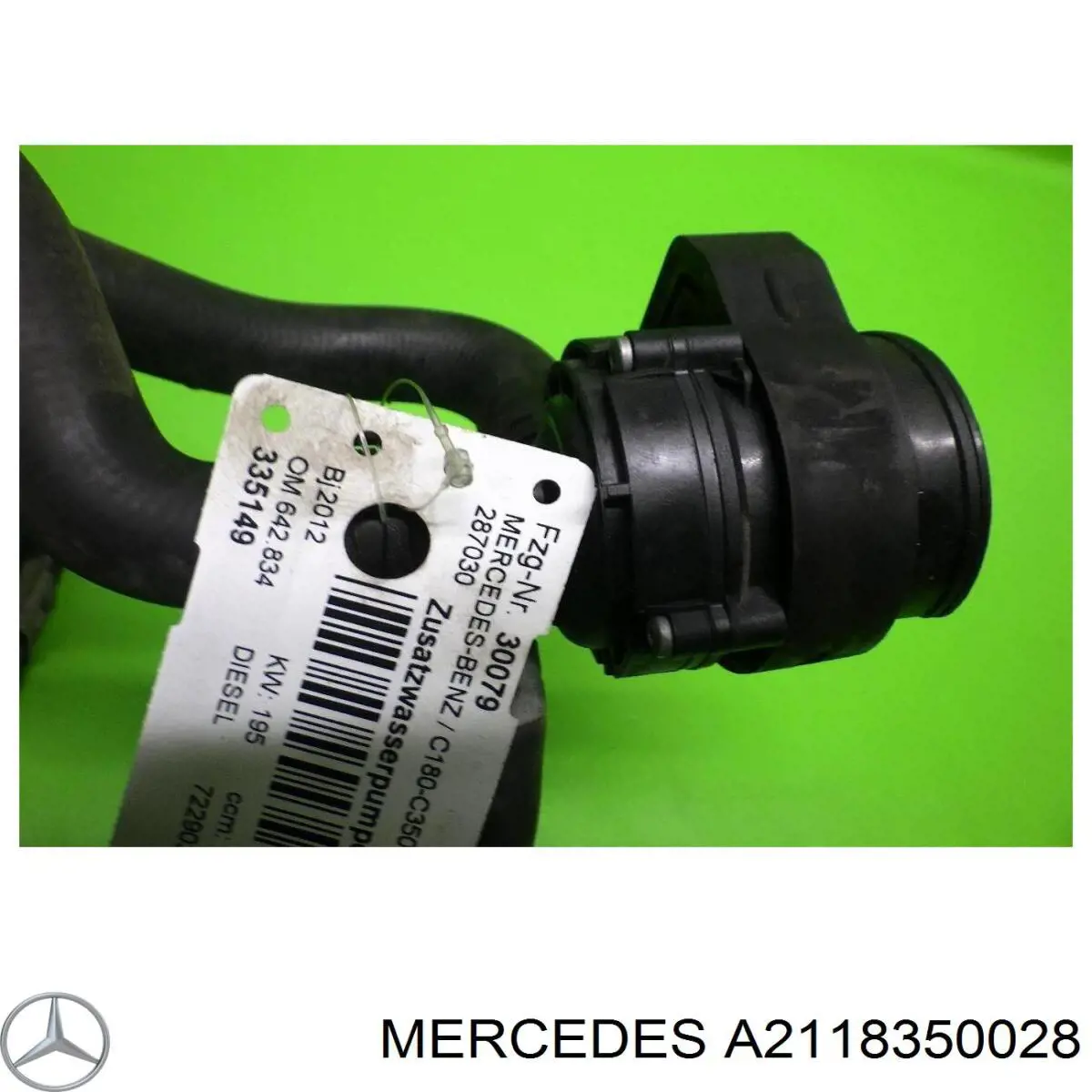 Bomba de agua eléctrica auxiliar Mercedes A2118350028