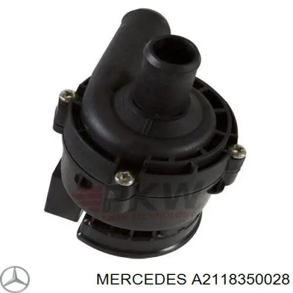 A2118350028 Mercedes bomba de agua, adicional eléctrico