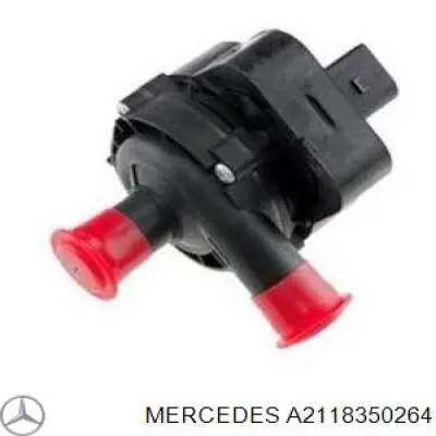 A2118350264 Mercedes bomba de agua, adicional eléctrico