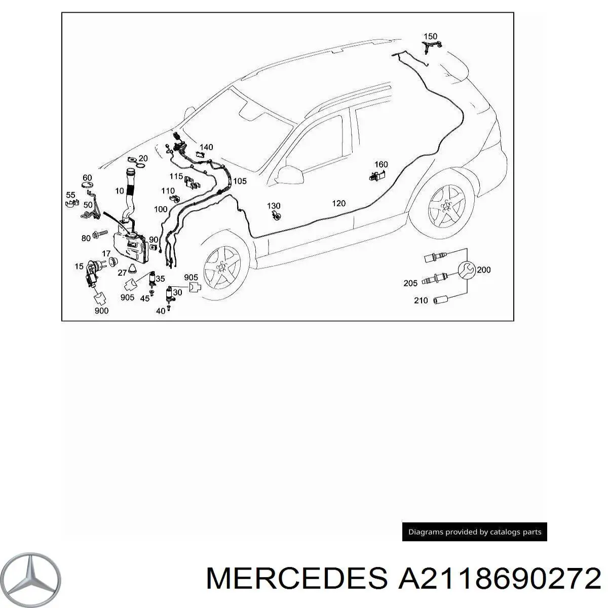  Mercedes A2118690272 precio, desde 9,29 EUR