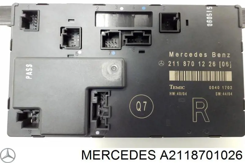 Módulo de confort A2118701026 Mercedes