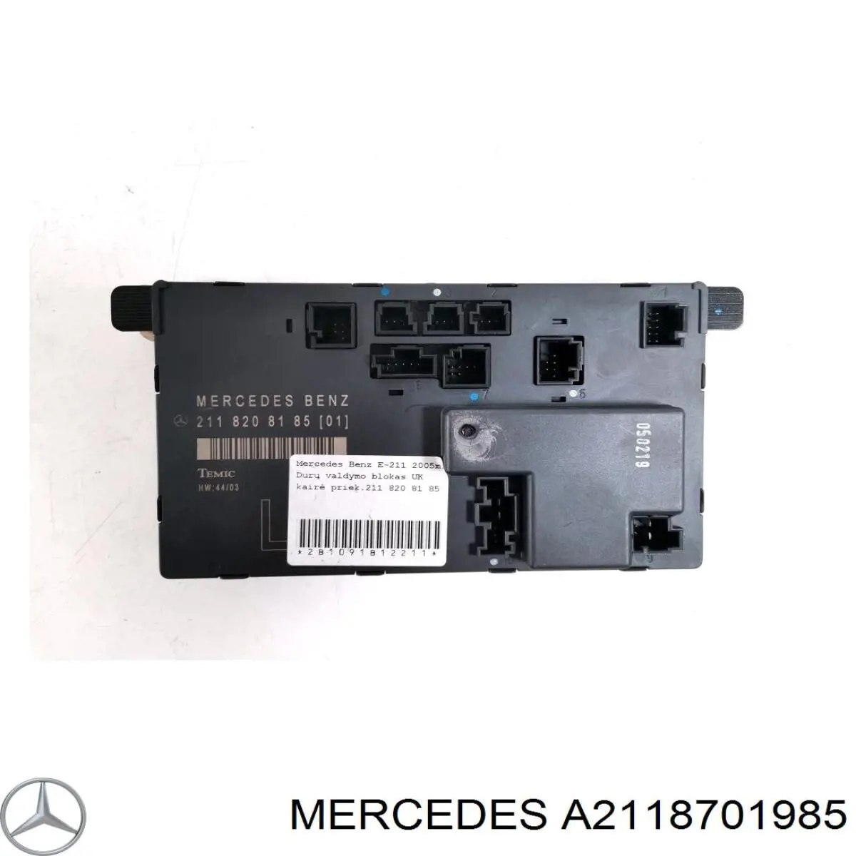A2118701985 Mercedes Módulo de confort