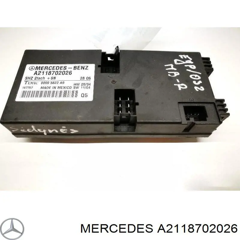 Comprar A2118702026 Mercedes Relé de calefacción de asiento